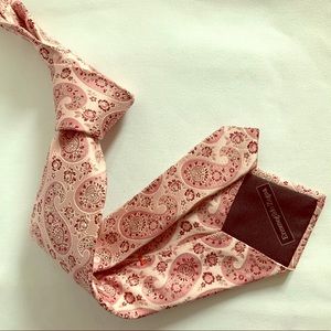 Ermenegildo Zegna Pink Paisley Tie